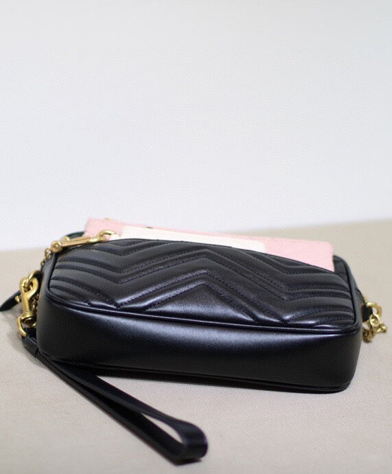 Gucci Double G Multi-use Mini Bag 699758 Black
